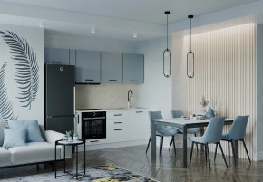 Кухонный гарнитур Ниагара 2550 (Стол. 38мм) в Перми - perm.ok-mebel.com | фото