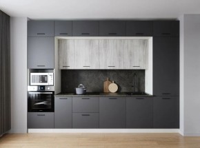 Кухонный гарнитур Санторини 3400 (Стол. 38мм) в Перми - perm.ok-mebel.com | фото