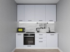 Кухонный гарнитур Смоки 2200 h950 (Стол. 38 мм) в Перми - perm.ok-mebel.com | фото
