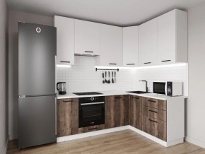 Кухонный гарнитур Старое Дерево 2200*1600 h950 (Стол. 26мм) в Перми - perm.ok-mebel.com | фото