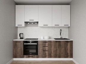 Кухонный гарнитур Старое Дерево 2400 h950 (Стол. 38мм) в Перми - perm.ok-mebel.com | фото