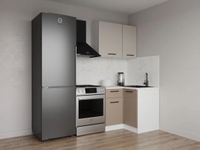 Кухонный гарнитур угловой Каппучино 1000*1000 (Стол. 38мм) в Перми - perm.ok-mebel.com | фото