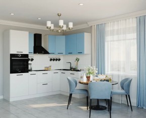 Кухонный гарнитур угловой Капри 2400х1600 (Стол. 26мм) в Перми - perm.ok-mebel.com | фото