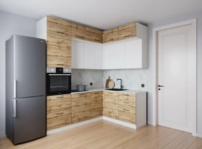Кухонный гарнитур угловой Лада 2200*1700 (Стол. 26мм) в Перми - perm.ok-mebel.com | фото