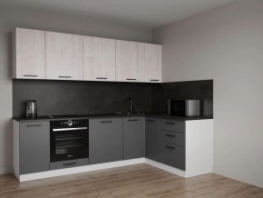 Кухонный гарнитур угловой Санторини 2600*1600 (Стол. 26мм) в Перми - perm.ok-mebel.com | фото