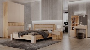 ЛЕНОРА Спальный гарнитур (модульный) кашемир в Перми - perm.ok-mebel.com | фото