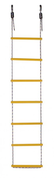 Лестница веревочная 7 перекладин цв.желтый D=25  в Перми - perm.ok-mebel.com | фото