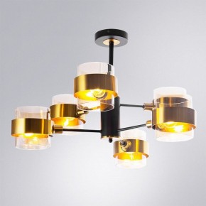 Люстра на штанге Arte Lamp Carlo A8205SP-6BK в Перми - perm.ok-mebel.com | фото 2