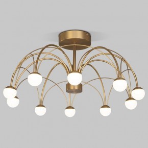 Люстра на штанге Eurosvet Ragno 90031/10 LED золото в Перми - perm.ok-mebel.com | фото