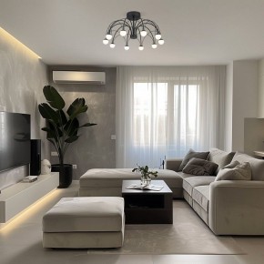 Люстра на штанге Eurosvet Ragno 90035/10 LED черный в Перми - perm.ok-mebel.com | фото 5