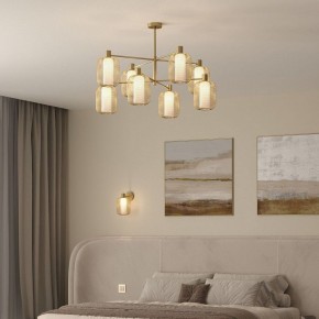 Люстра на штанге Eurosvet Voile 30192/8 золото в Перми - perm.ok-mebel.com | фото 3