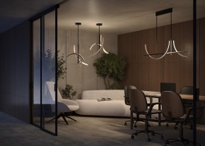 Люстра на штанге Maytoni Wabi MOD428PL-L27BK в Перми - perm.ok-mebel.com | фото 6