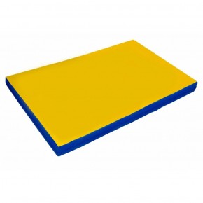 Мат гимнастический 2х1х0,08м цв. синий-желтый в Перми - perm.ok-mebel.com | фото