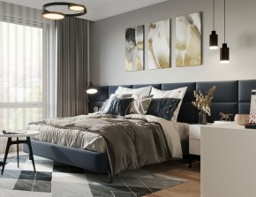 Мягкие панели ПРЯМОУГОЛЬНИКИ 30*60 (4 шт.) для спальни в Перми - perm.ok-mebel.com | фото 3