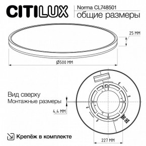 Накладной светильник Citilux Norma CL748501 в Перми - perm.ok-mebel.com | фото 9