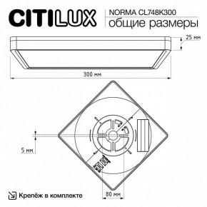 Накладной светильник Citilux Norma CL748K300 в Перми - perm.ok-mebel.com | фото 7
