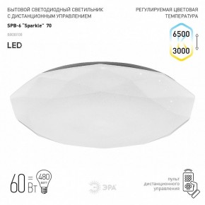 Накладной светильник Эра Классик SPB-6-70-RC Sparkle в Перми - perm.ok-mebel.com | фото 2