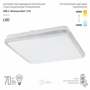 Накладной светильник Эра Классик SPB-6 Brilliance Slim S 70 в Перми - perm.ok-mebel.com | фото 2