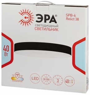 Накладной светильник Эра Relict Relict 38 SPB-6-40 4К BK в Перми - perm.ok-mebel.com | фото 6