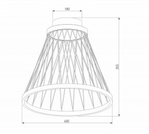 Накладной светильник Eurosvet Cesta 40018/1 LED коричневый в Перми - perm.ok-mebel.com | фото 4