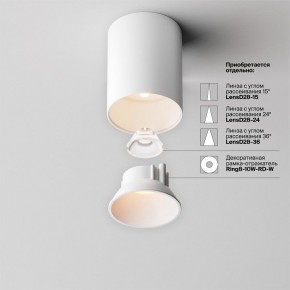Накладной светильник Maytoni Alfa LED C064CL-8W2.7K-RD-WB в Перми - perm.ok-mebel.com | фото 4