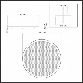 Накладной светильник Sonex Shimmers 7736/60L в Перми - perm.ok-mebel.com | фото 8