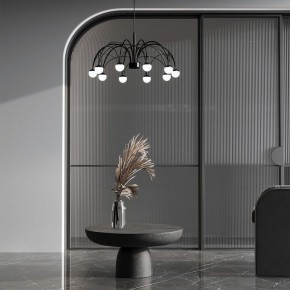Подвесная люстра Eurosvet Ragno 90034/10 LED черный в Перми - perm.ok-mebel.com | фото 4