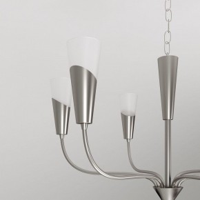 Подвесная люстра Eurosvet Rhyton 60167/6 никель в Перми - perm.ok-mebel.com | фото 8