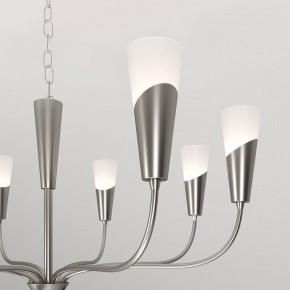 Подвесная люстра Eurosvet Rhyton 60167/8 никель в Перми - perm.ok-mebel.com | фото 7