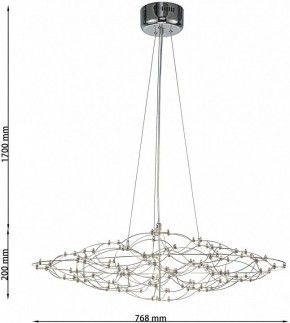 Подвесная люстра Favourite Thinner 4305-8P в Перми - perm.ok-mebel.com | фото 5