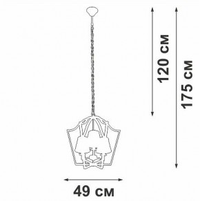 Подвесная люстра Vitaluce V4991 V4991-8/3 в Перми - perm.ok-mebel.com | фото 3