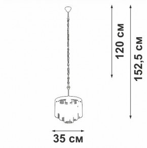 Подвесная люстра Vitaluce V53570 V53570-8/7 в Перми - perm.ok-mebel.com | фото 4