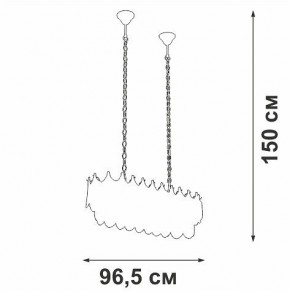 Подвесная люстра Vitaluce V58120 V58120-8/11 в Перми - perm.ok-mebel.com | фото 3