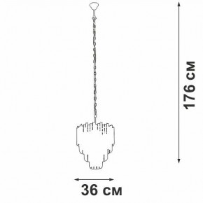 Подвесная люстра Vitaluce V58471 V58471-8/5 в Перми - perm.ok-mebel.com | фото 5