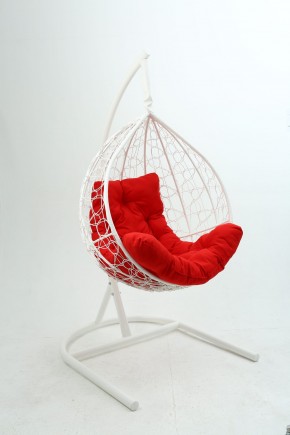 Подвесное кресло Бароло (белый/красный) в Перми - perm.ok-mebel.com | фото