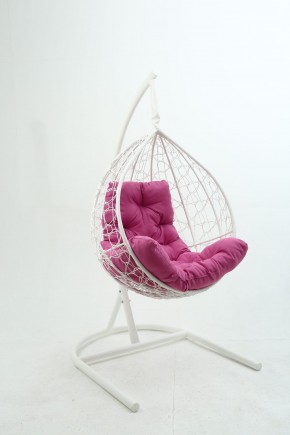 Подвесное кресло Бароло (белый/розовый) в Перми - perm.ok-mebel.com | фото