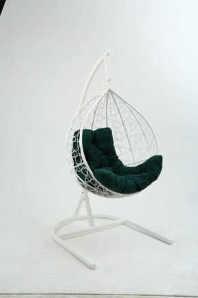 Подвесное кресло Бароло (белый/зеленый) в Перми - perm.ok-mebel.com | фото