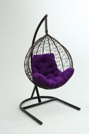 Подвесное кресло Бароло (коричневый/фиолетовый) в Перми - perm.ok-mebel.com | фото