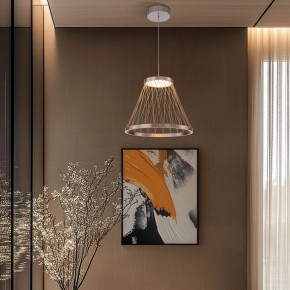 Подвесной светильник Eurosvet Cesta 40016/1 LED коричневый в Перми - perm.ok-mebel.com | фото 4