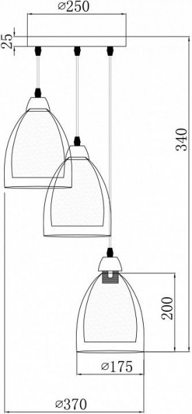 Подвесной светильник Freya Astery FR5375PL-03CH2 в Перми - perm.ok-mebel.com | фото