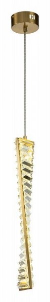 Подвесной светильник Indigo Frizzante 12015/1P Brass в Перми - perm.ok-mebel.com | фото 3