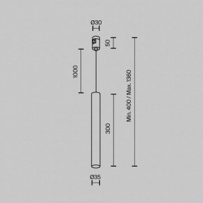 Подвесной светильник Maytoni Focus Led TR155-1-5W3K-BS в Перми - perm.ok-mebel.com | фото 4