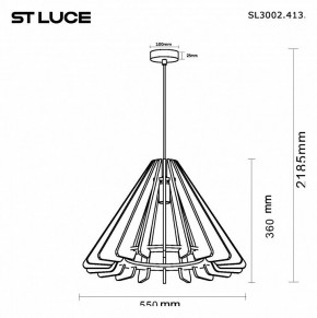 Подвесной светильник ST-Luce Sentito SL3002.413.01 в Перми - perm.ok-mebel.com | фото 5