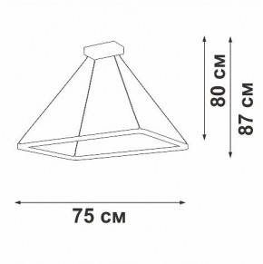 Подвесной светильник Vitaluce V2704 V2704-9/1S в Перми - perm.ok-mebel.com | фото 3