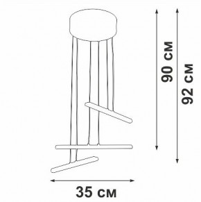 Подвесной светильник Vitaluce V3046 V3046-1/3S в Перми - perm.ok-mebel.com | фото 5