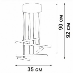Подвесной светильник Vitaluce V3046 V3046-1/5S в Перми - perm.ok-mebel.com | фото 5