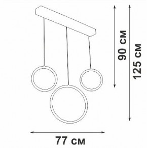 Подвесной светильник Vitaluce V3050 V3050-1/3S в Перми - perm.ok-mebel.com | фото 5