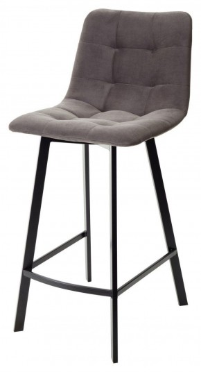 Полубарный стул CHILLI-QB SQUARE графит #14, велюр / черный каркас (H=66cm) М-City в Перми - perm.ok-mebel.com | фото