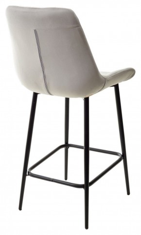 Полубарный стул ХОФМАН, цвет H-09 Светло-серый, велюр / черный каркас H=63cm М-City в Перми - perm.ok-mebel.com | фото 6