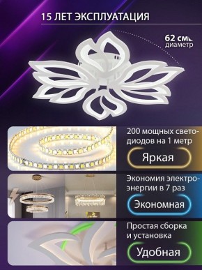 Потолочная люстра Natali Kovaltseva FORTUNA LED LAMPS 81107/6C в Перми - perm.ok-mebel.com | фото 5